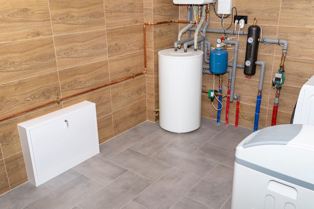 Residential water heater and plumbing system installed in Springfield